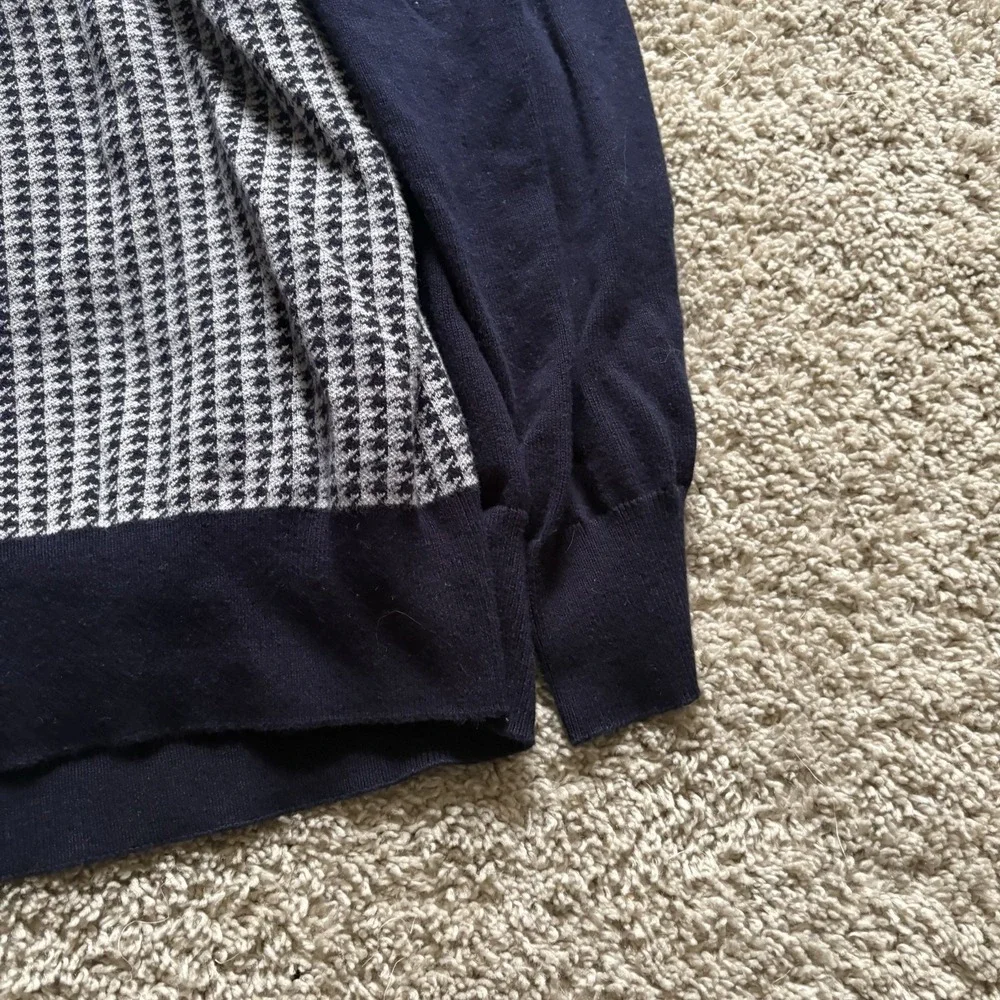 Glenmuir 1/4 Zip Sweeter‎ Pullover Golf Men's XL Gray Multi Color Preppy Pattern
